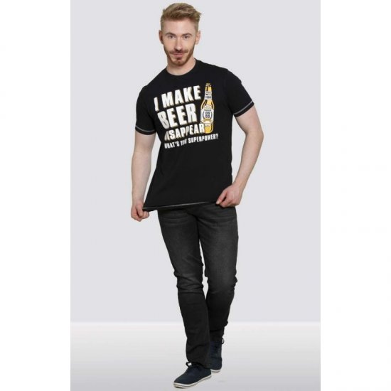 D555 Seattle T-shirt Black - Pólók - Nagyméretű pólók - 2XL-14XL