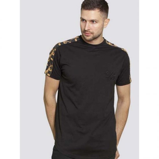 D555 Damien Couture T-shirt Black - Pólók - Nagyméretű pólók - 2XL-14XL