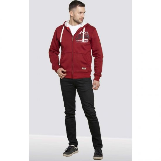 D555 Durham Hoodie Red - Pulóverek & kapucnis pulóverek - Pulóverek & Kapucnis pulóver 2XL-12XL