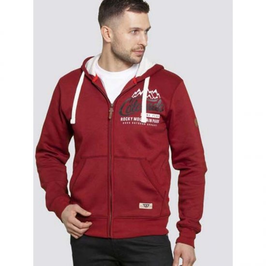 D555 Durham Hoodie Red - Pulóverek & kapucnis pulóverek - Pulóverek & Kapucnis pulóver 2XL-12XL