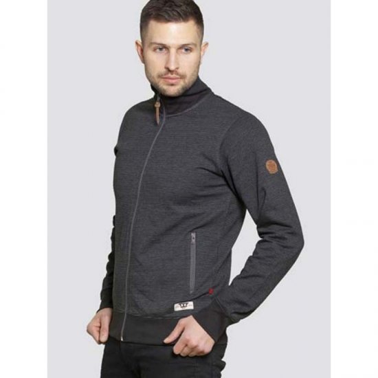 D555 Buxton Full Zip Sweatshirt Black - Pulóverek & kapucnis pulóverek - Pulóverek & Kapucnis pulóver 2XL-12XL
