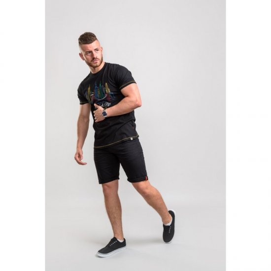 D555 Shelby T-shirt Black - Pólók - Nagyméretű pólók - 2XL-14XL