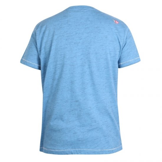 D555 Shelton T-shirt Blue - Pólók - Nagyméretű pólók - 2XL-14XL