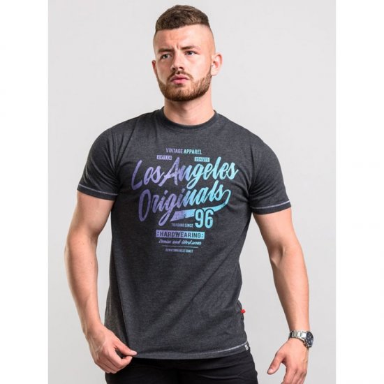 D555 Simmons T-shirt Black - Pólók - Nagyméretű pólók - 2XL-14XL