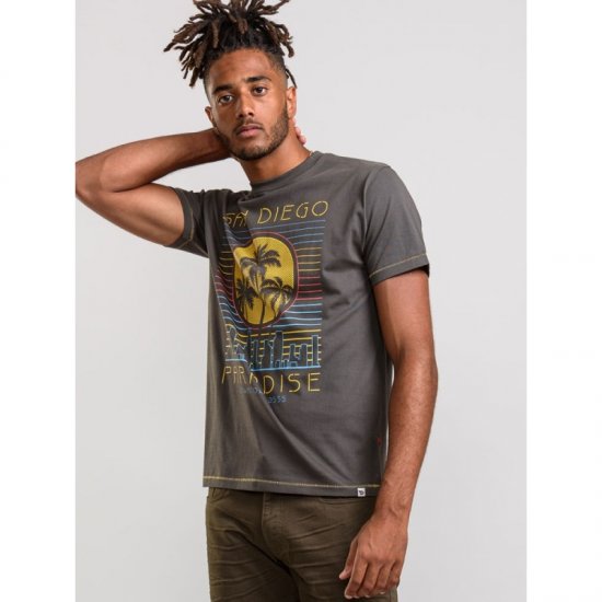 D555 Stanley T-shirt Khaki - Pólók - Nagyméretű pólók - 2XL-14XL