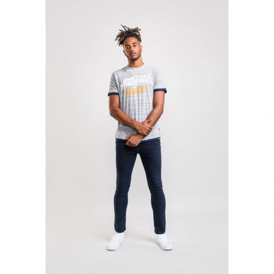 D555 Finn T-shirt Grey - Pólók - Nagyméretű pólók - 2XL-14XL