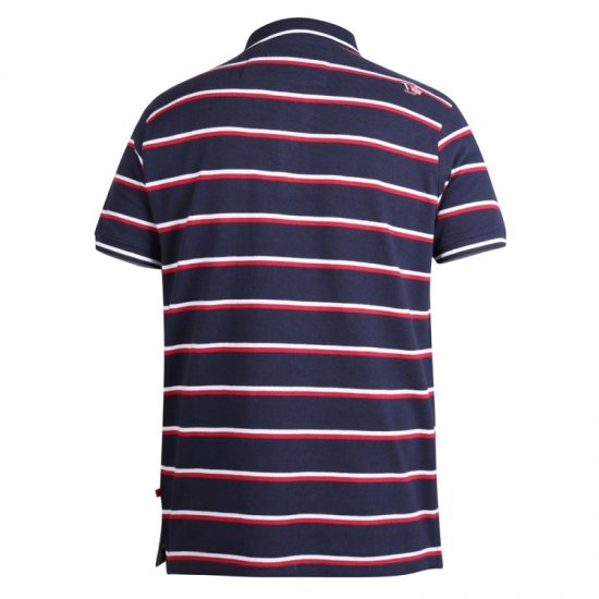 D555 Holmes Polo Navy - Pólóingek - Galléros Pólók 2XL-8XL - Pólóingek 2XL-8XL