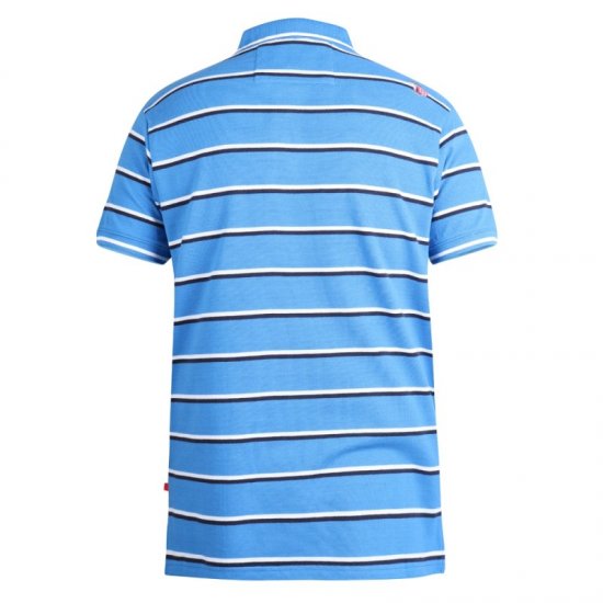 D555 Holmes Polo Blue - Pólóingek - Galléros Pólók 2XL-8XL - Pólóingek 2XL-8XL