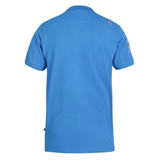D555 Parker Polo Blue - Pólóingek - Galléros Pólók 2XL-8XL - Pólóingek 2XL-8XL