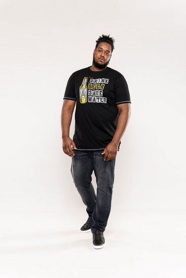 D555 Salford Save Water Drink Beer T-shirt Black - Pólók - Nagyméretű pólók - 2XL-14XL