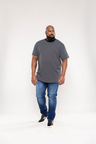 D555 Canton T-shirt Navy - Pólók - Nagyméretű pólók - 2XL-14XL