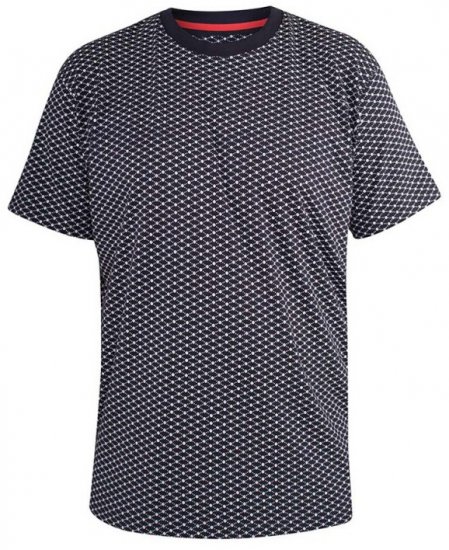 D555 Canton T-shirt Navy - Pólók - Nagyméretű pólók - 2XL-14XL