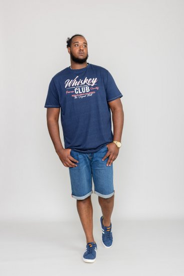 D555 ROSS Printed T-Shirt - Pólók - Nagyméretű pólók - 2XL-14XL