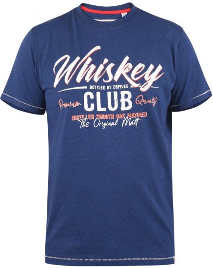 D555 ROSS Printed T-Shirt - Pólók - Nagyméretű pólók - 2XL-14XL