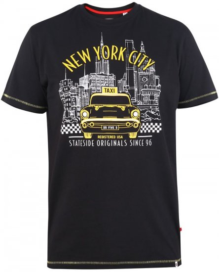 D555 WINGMORE Printed T-Shirt - Pólók - Nagyméretű pólók - 2XL-14XL