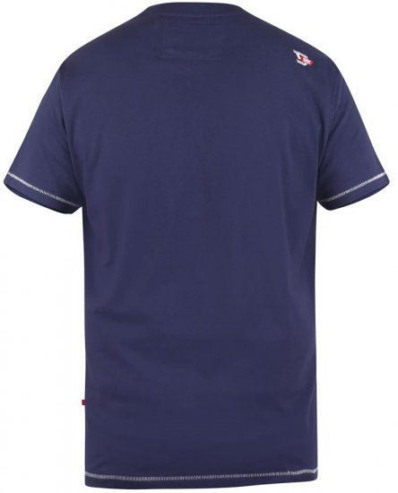 D555 CANTERBURY Printed T-Shirt - Pólók - Nagyméretű pólók - 2XL-14XL