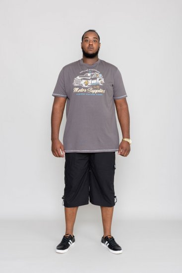 D555 BARMING Printed T-Shirt - Pólók - Nagyméretű pólók - 2XL-14XL