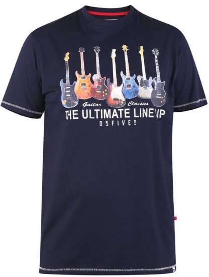 D555 PICKEMHAM Printed T-Shirt - Pólók - Nagyméretű pólók - 2XL-14XL