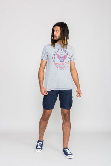 D555 BARTON Printed T-Shirt - Pólók - Nagyméretű pólók - 2XL-14XL