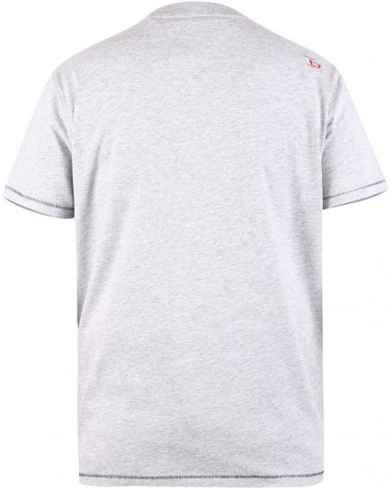 D555 BARTON Printed T-Shirt - Pólók - Nagyméretű pólók - 2XL-14XL