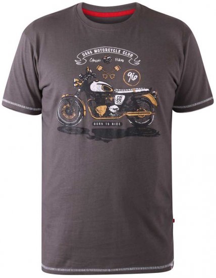 D555 BEXLEYHEATH Motorcycle Club T-Shirt - Pólók - Nagyméretű pólók - 2XL-14XL