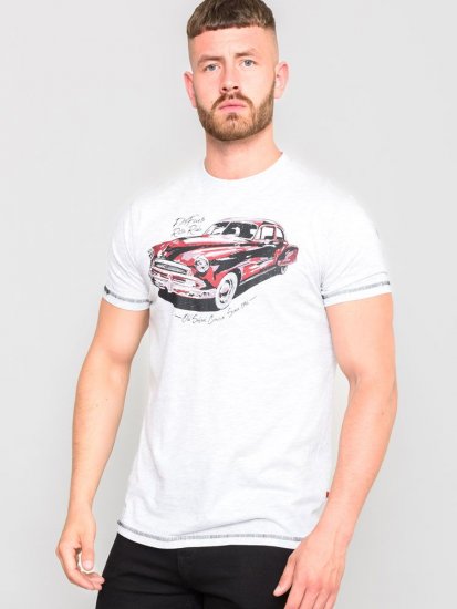 D555 LOUGHTON Old School Car T-Shirt - Pólók - Nagyméretű pólók - 2XL-14XL