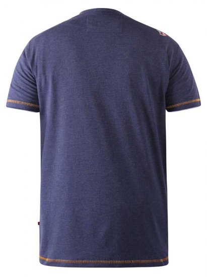 D555 DEBDEN NYC Night Skyline T-Shirt - Pólók - Nagyméretű pólók - 2XL-14XL