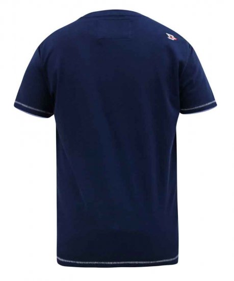 D555 Bronte All American Guitar Printed T-Shirt - Pólók - Nagyméretű pólók - 2XL-14XL