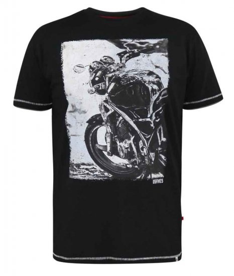 D555 Pinewood Photographic Bike Printed T-Shirt - Pólók - Nagyméretű pólók - 2XL-14XL