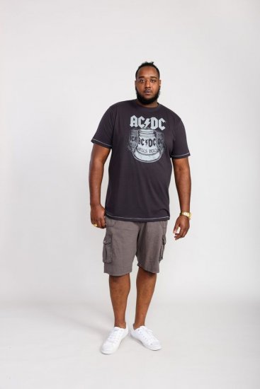 D555 Highway Official AC/DC Hells Bells Printed T- Shirt - Pólók - Nagyméretű pólók - 2XL-14XL