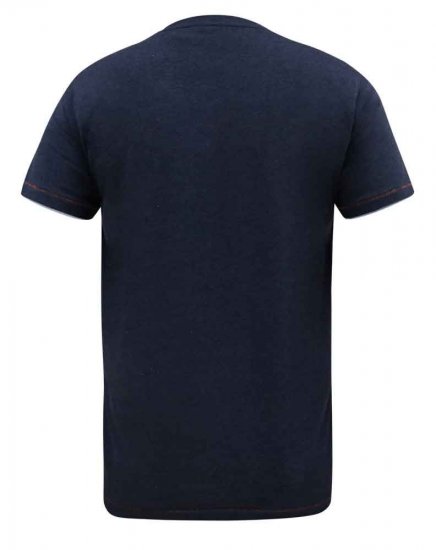 D555 Scampton Official Superman Printed T-Shirt Navy - Pólók - Nagyméretű pólók - 2XL-14XL