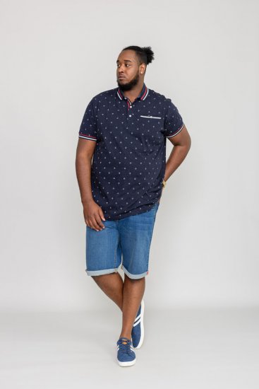 D555 SWINDON Print Polo Shirt - Pólóingek - Galléros Pólók 2XL-8XL - Pólóingek 2XL-8XL