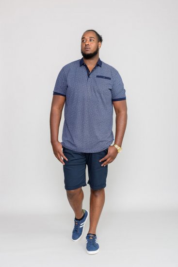 D555 AXFORD Print Polo Shirt - Pólóingek - Galléros Pólók 2XL-8XL - Pólóingek 2XL-8XL