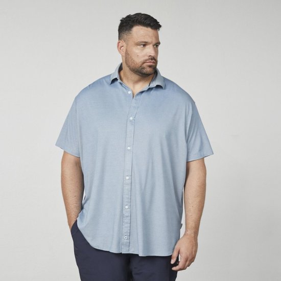 North Latitude 61116 Melírozott Piké Rövid Ujjú Ing Kék - Pólóingek - Galléros Pólók 2XL-8XL - Pólóingek 2XL-8XL