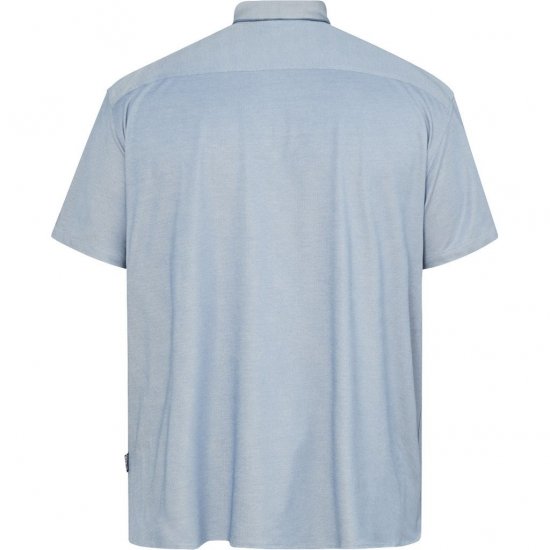 North Latitude 61116 Melírozott Piké Rövid Ujjú Ing Kék - Pólóingek - Galléros Pólók 2XL-8XL - Pólóingek 2XL-8XL