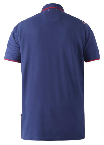 D555 Canning Chest Embroidery Polo Shirt Denim - Pólóingek - Galléros Pólók 2XL-8XL - Pólóingek 2XL-8XL