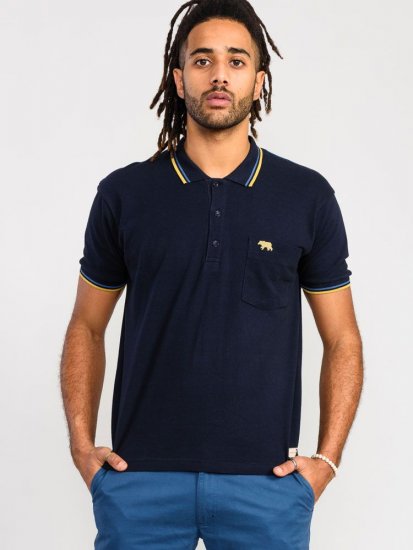 D555 Hamford Pique Polo Shirt Navy - Pólóingek - Galléros Pólók 2XL-8XL - Pólóingek 2XL-8XL