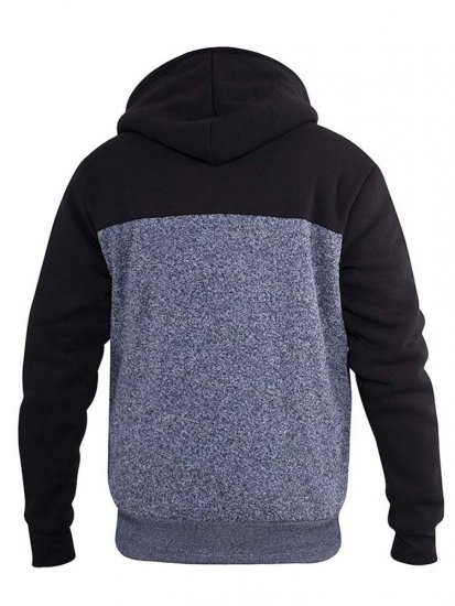 D555 Allen Zip Through Hoody With Sherpa Lining - Pulóverek & kapucnis pulóverek - Pulóverek & Kapucnis pulóver 2XL-12XL