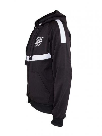 D555 Bristol Couture Zip Through Hoody Black - Pulóverek & kapucnis pulóverek - Pulóverek & Kapucnis pulóver 2XL-12XL