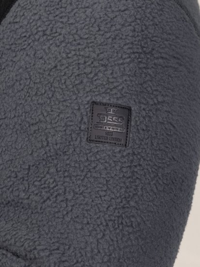 D555 Daly Quarter Zip Fleece Sweatshirt Fekete/Szürke - Pulóverek & kapucnis pulóverek - Pulóverek & Kapucnis pulóver 2XL-12XL