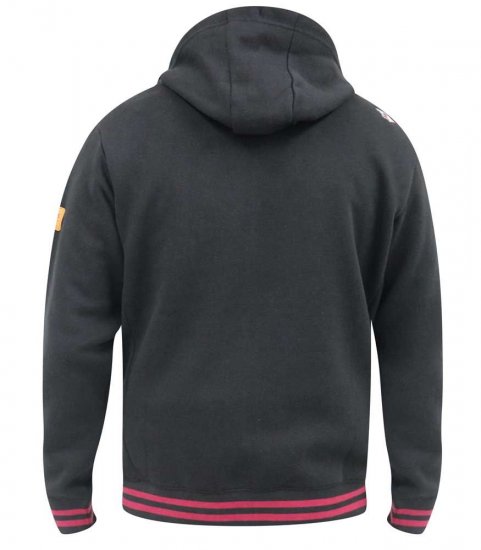 D555 Patrick Full Zip Hoody With 'Motorcycle' Chest Print - Pulóverek & kapucnis pulóverek - Pulóverek & Kapucnis pulóver 2XL-12XL