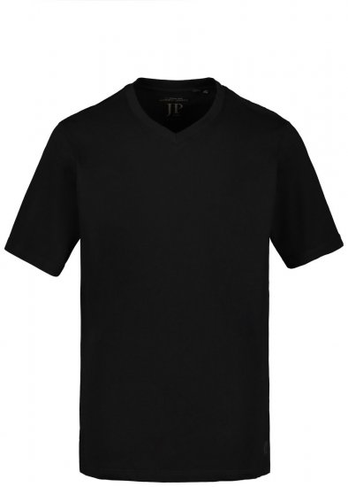 JP1880 702415 V-nyakú póló Fekete - Pólók - Nagyméretű pólók - 2XL-14XL