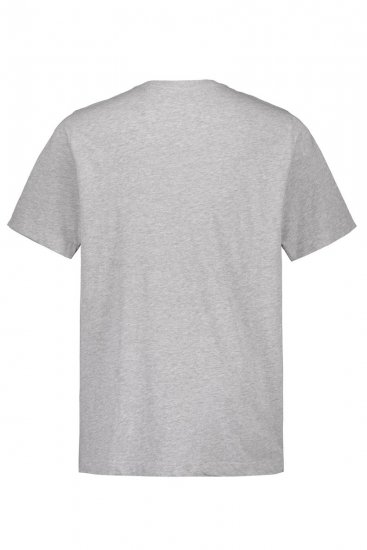 JP1880 702558 Kerek nyakú póló Szürke melírozott - Pólók - Nagyméretű pólók - 2XL-14XL