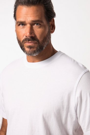 JP1880 702558 Kerek nyakú póló Fehér - Pólók - Nagyméretű pólók - 2XL-14XL