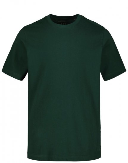 JP1880 702558 Kerek nyakú póló Sötétzöld - Pólók - Nagyméretű pólók - 2XL-14XL