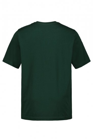 JP1880 702558 Kerek nyakú póló Sötétzöld - Pólók - Nagyméretű pólók - 2XL-14XL