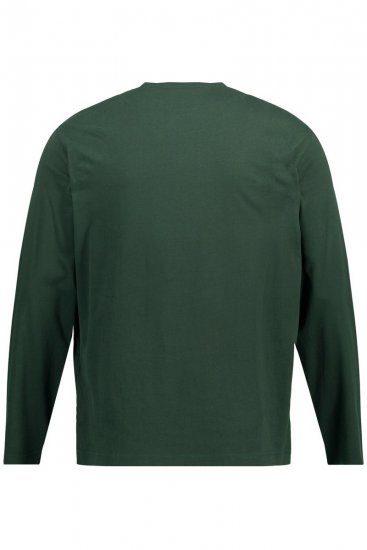 JP1880 Long Sleeve OEKO-TEX T-shirt Green - Pólók - Nagyméretű pólók - 2XL-14XL