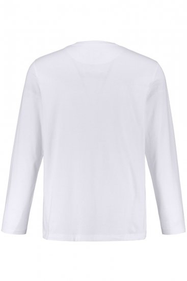 JP1880 702559 Hosszú ujjú póló Fehér - Pólók - Nagyméretű pólók - 2XL-14XL
