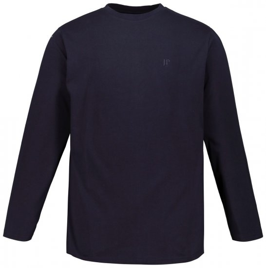 JP1880 702559 Hosszú ujjú póló Sötétkék - Pólók - Nagyméretű pólók - 2XL-14XL