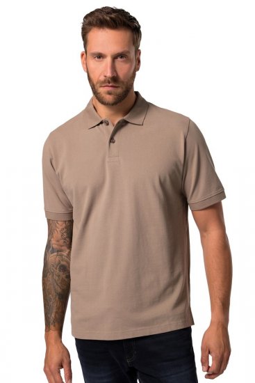 JP1880 702560 Galléros póló Szürkésbarna - Pólóingek - Galléros Pólók 2XL-8XL - Pólóingek 2XL-8XL